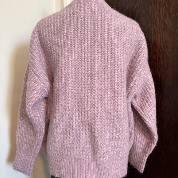 Zara Oversized Cardigan - Lavender color  | Size S - Picture 5 of 7